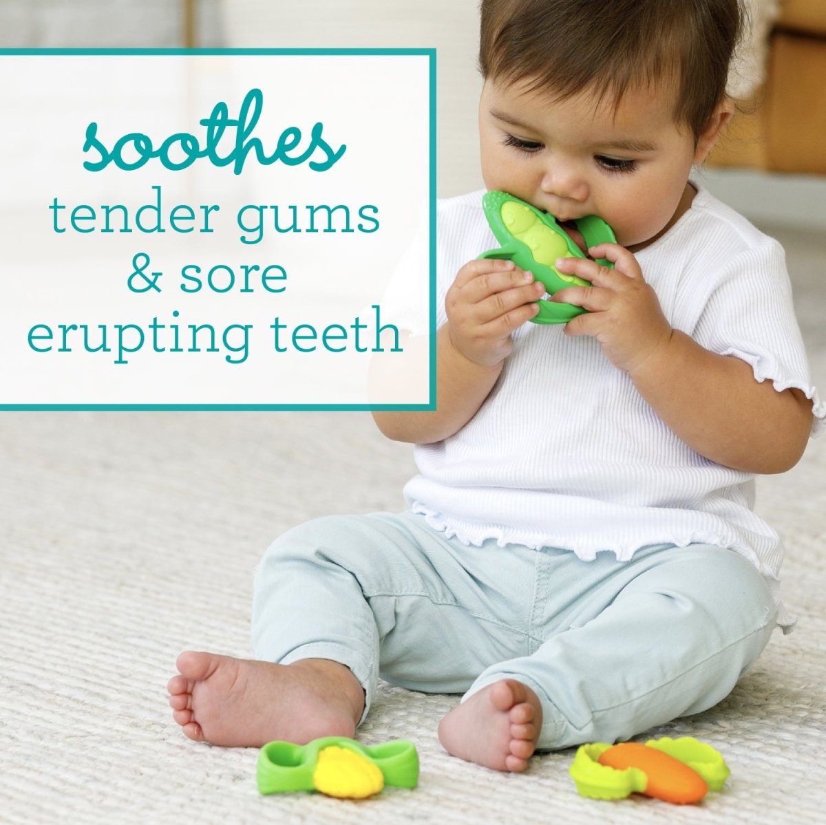 Farmers Market Teether Gift Set - Infantino - Premium for Kids in Qatar | Toysaro.com